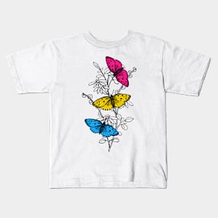 Pansexual Butterflies Kids T-Shirt